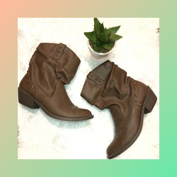 American Eagle Outfitters Shoes - Brown studded boots